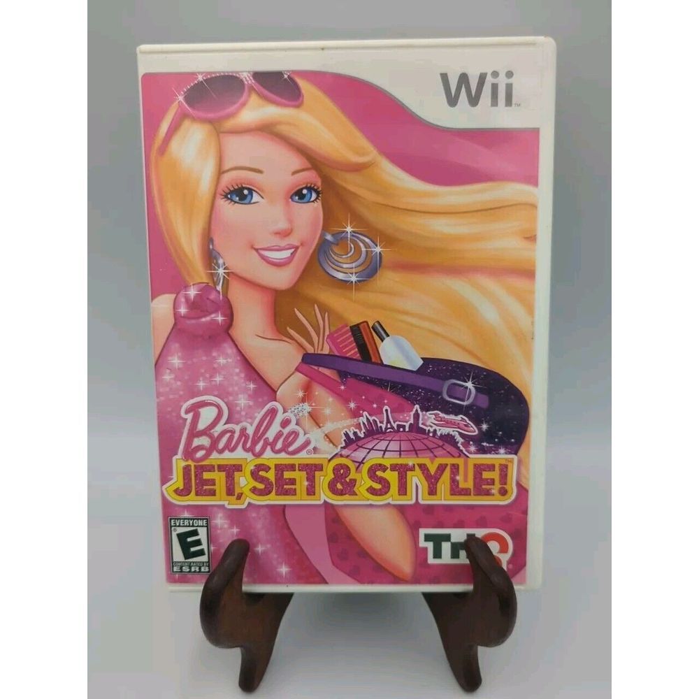 Barbie: Jet, Set‎ & Style (Nintendo Wii, 2011) CIB W/ Manual